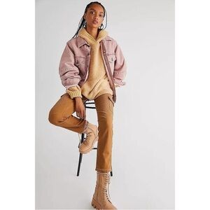 Free People x Levi's Wedge Sleeve Trucker Jacket Small